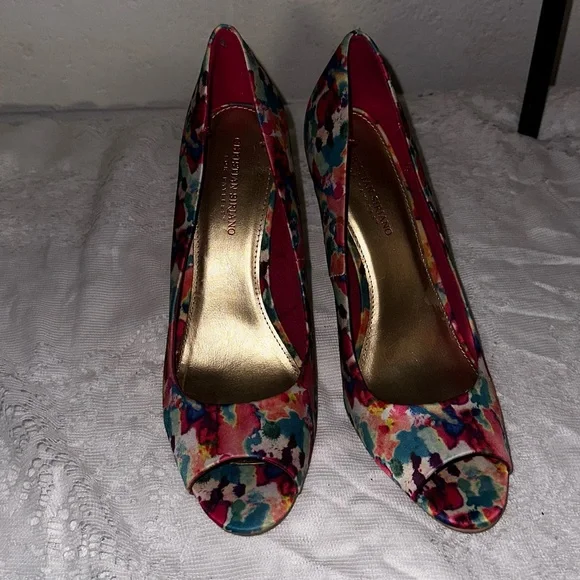 Colorful Peep-Toe Heels Christian Sirano - Picture 3 of 3